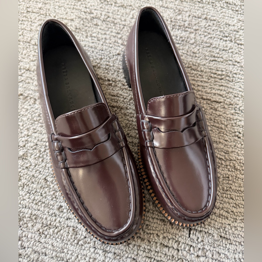 Freda Salvador Elba Espresso Spazzolato (Dark Brown) Loafers